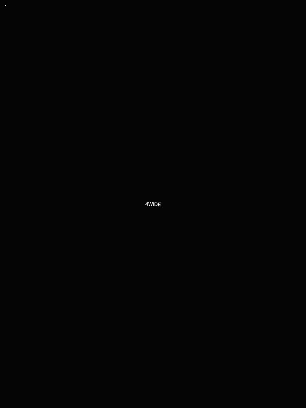 4WIDE - Creative Web Studio タブレット表示