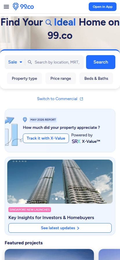 99.co スマホ表示