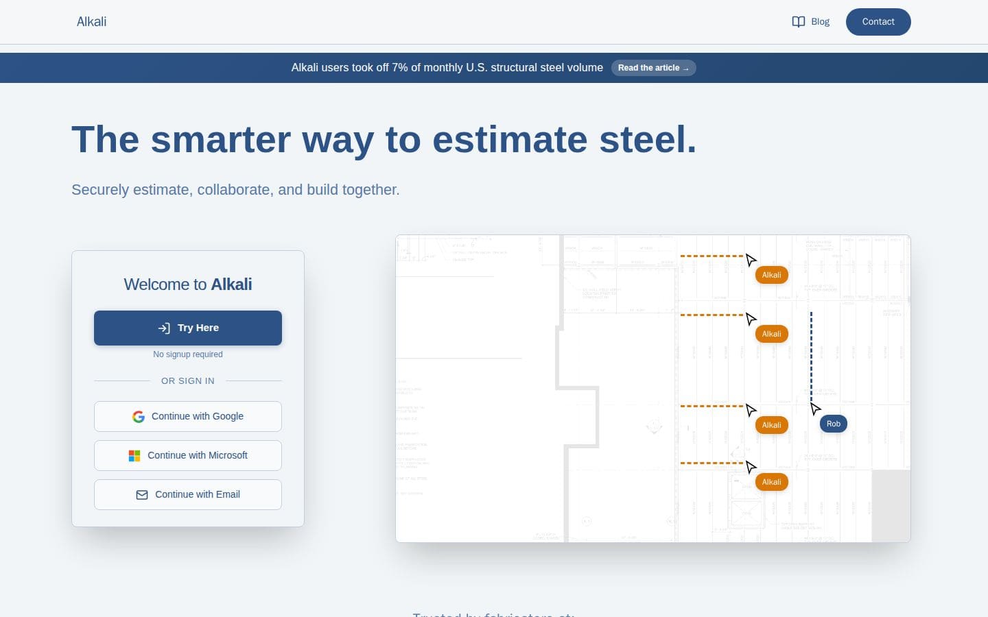 Alkali PC表示
