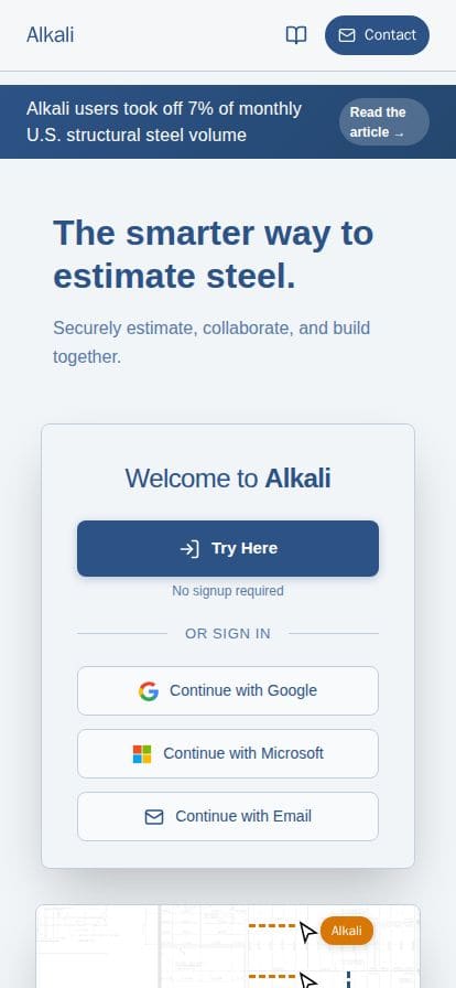 Alkali スマホ表示