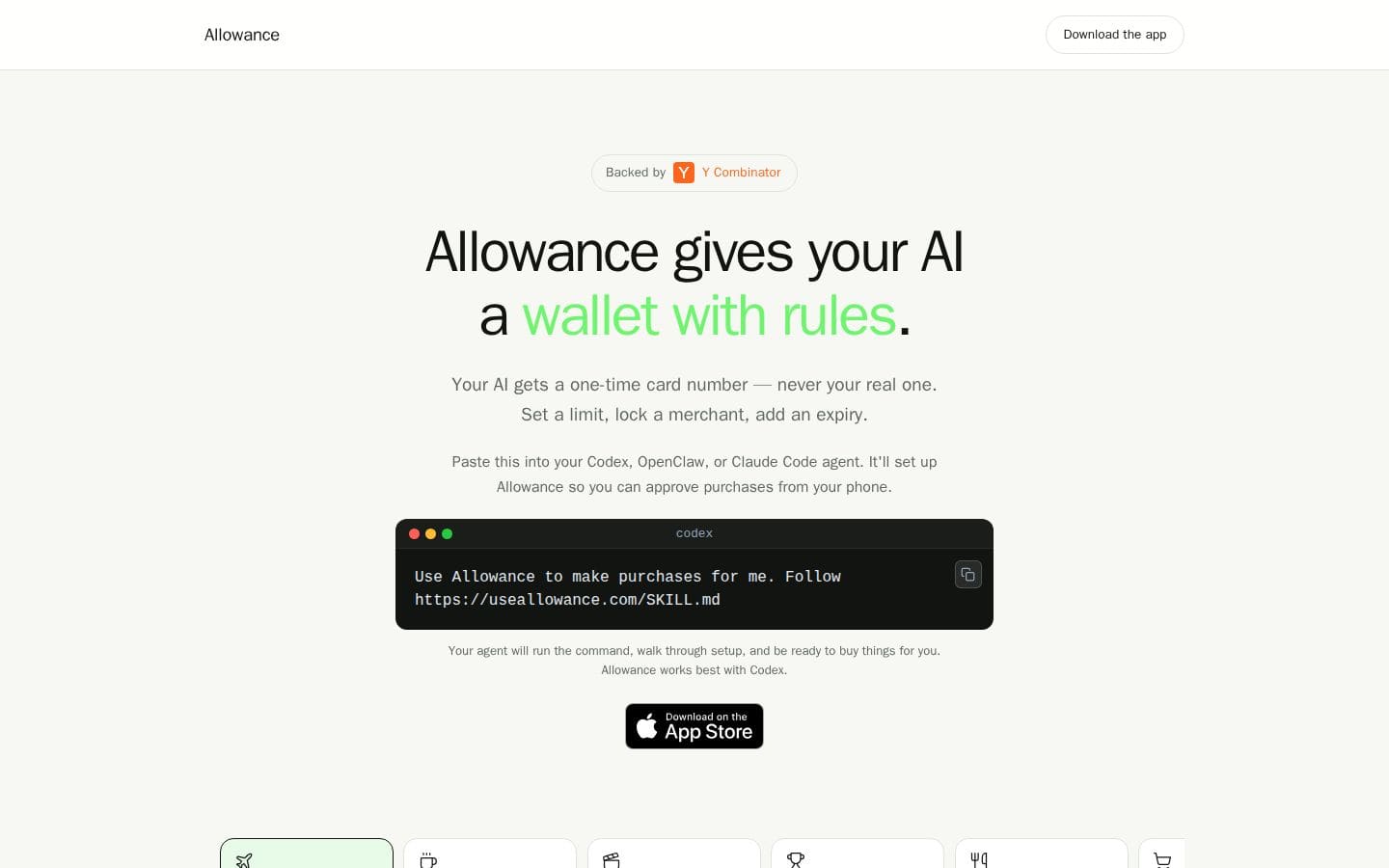 Allowance PC表示