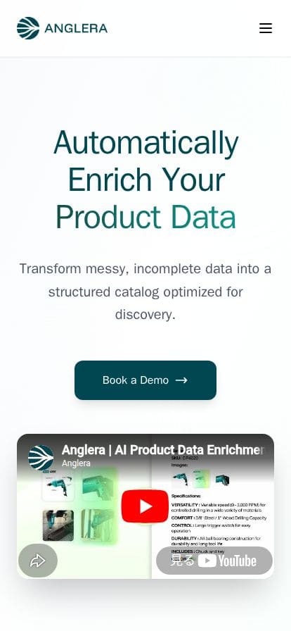 Anglera スマホ表示