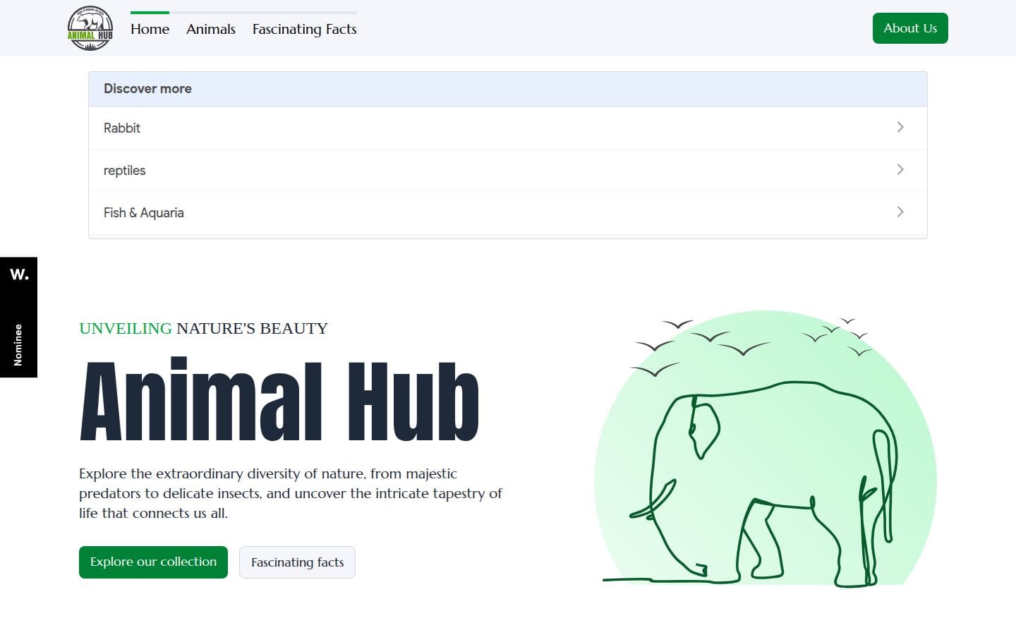 AnimalHub PC表示