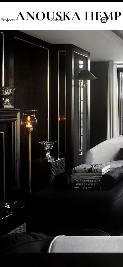Anouska Hempel Design スマホ表示