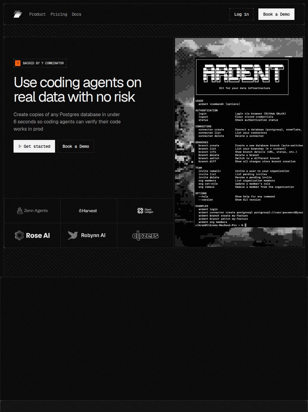 Ardent タブレット表示