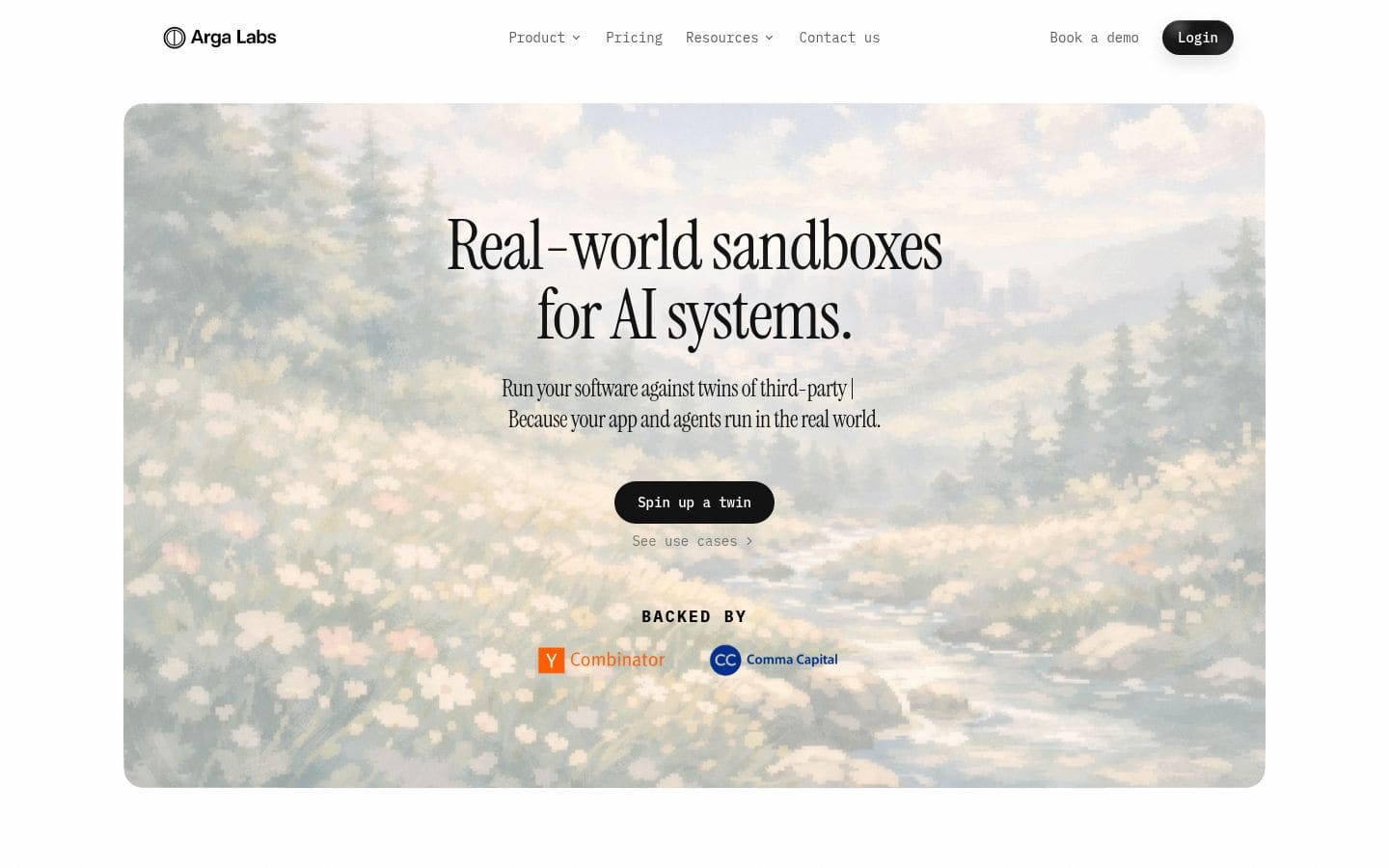 Arga Labs PC表示