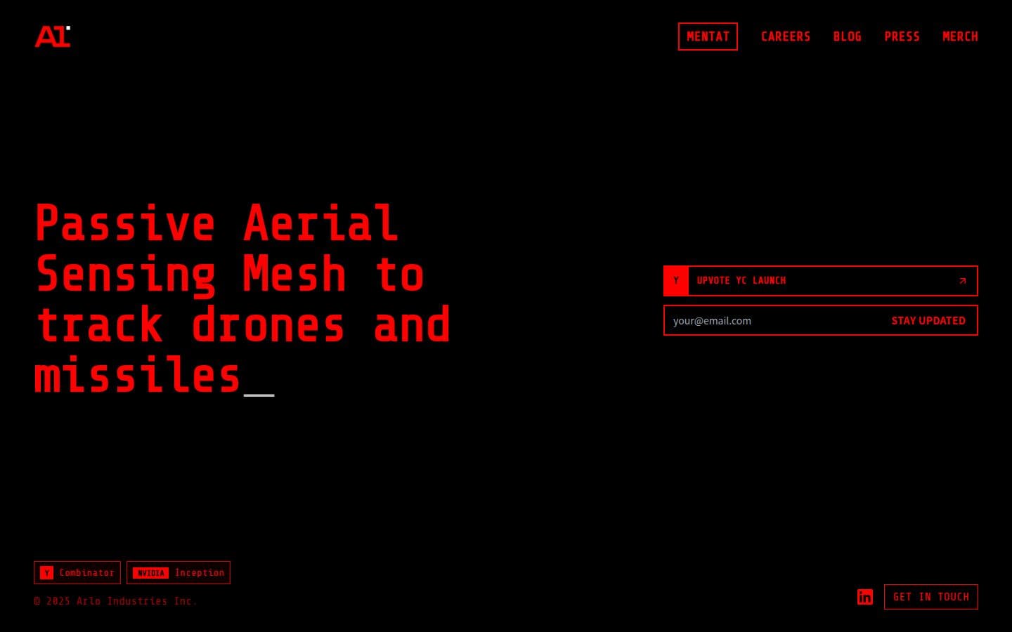 Arlo Industries PC表示