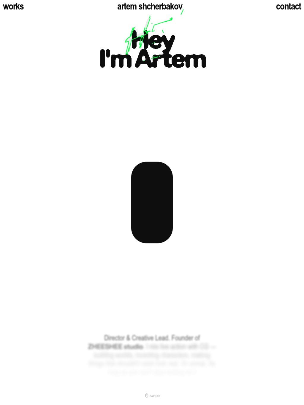 artem shcherbakov タブレット表示