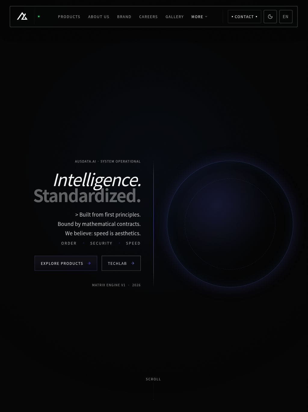ausdata.ai タブレット表示