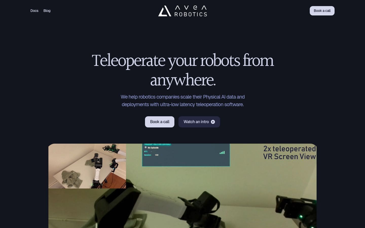 Avea Robotics PC表示