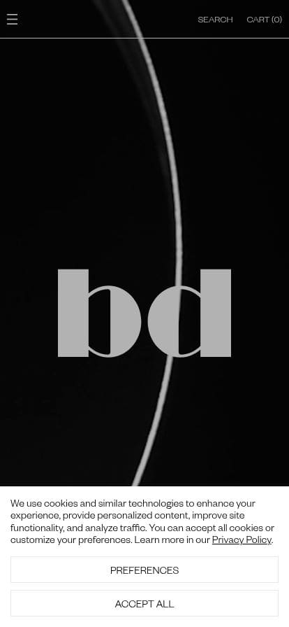 BD Barcelona Design スマホ表示