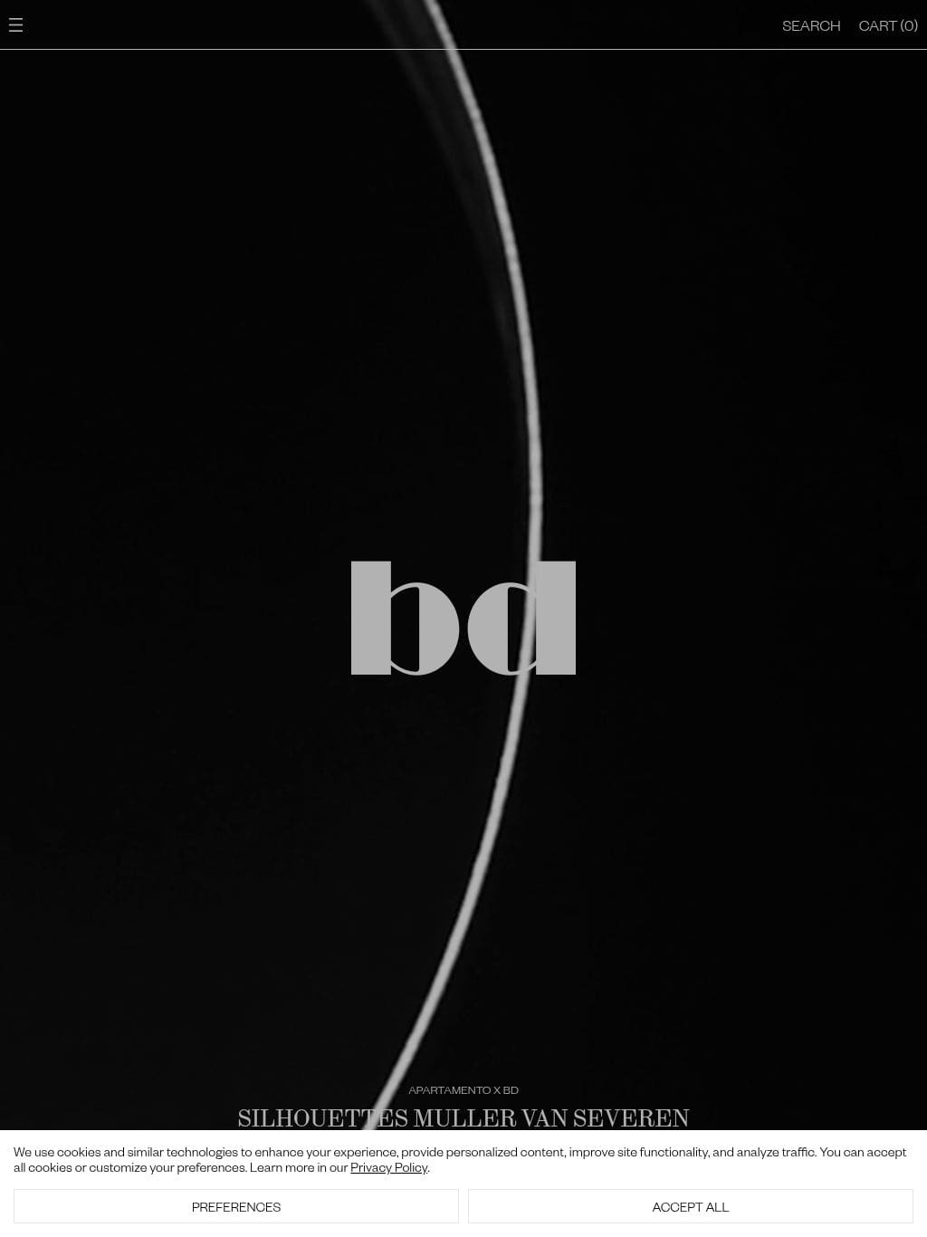 BD Barcelona Design タブレット表示