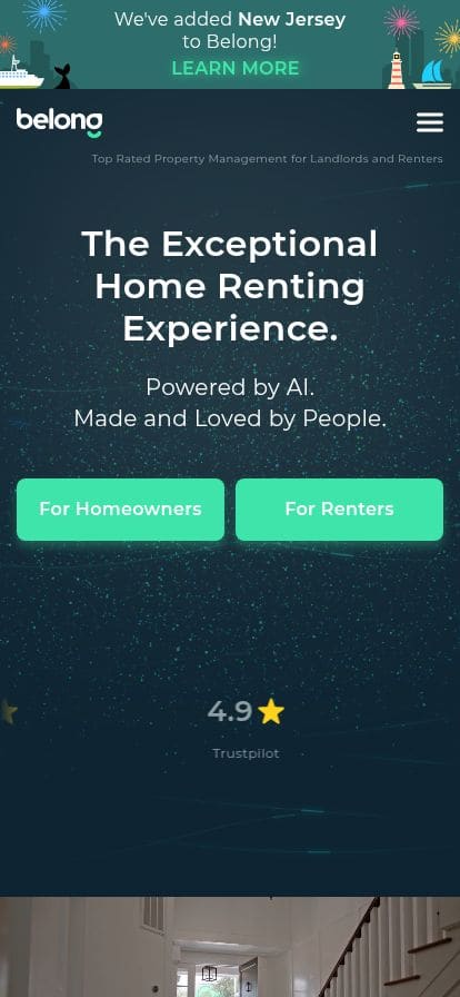 Belong スマホ表示