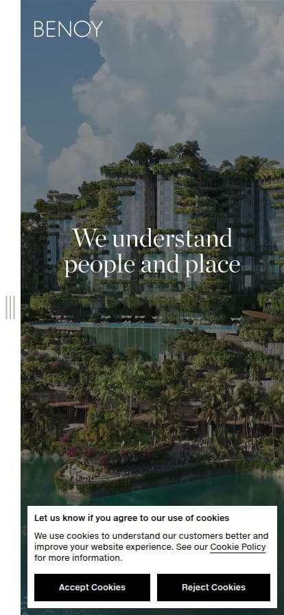 Benoy スマホ表示