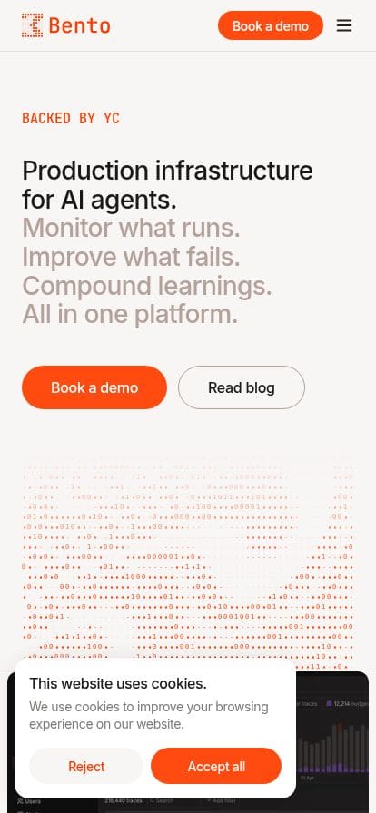 BentoLabs AI スマホ表示