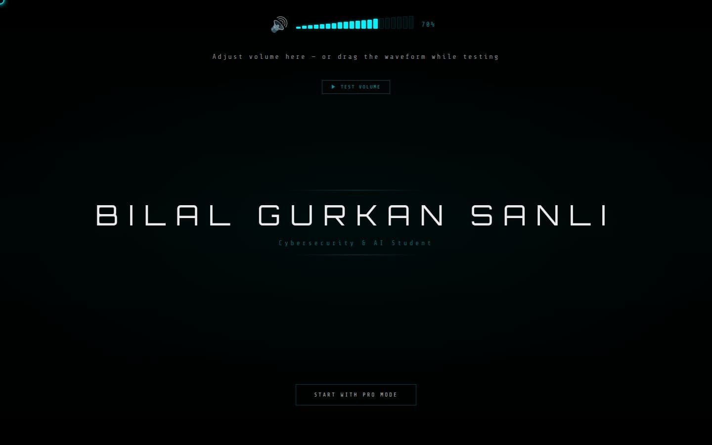 Bilal Gürkan Şanlı PC表示