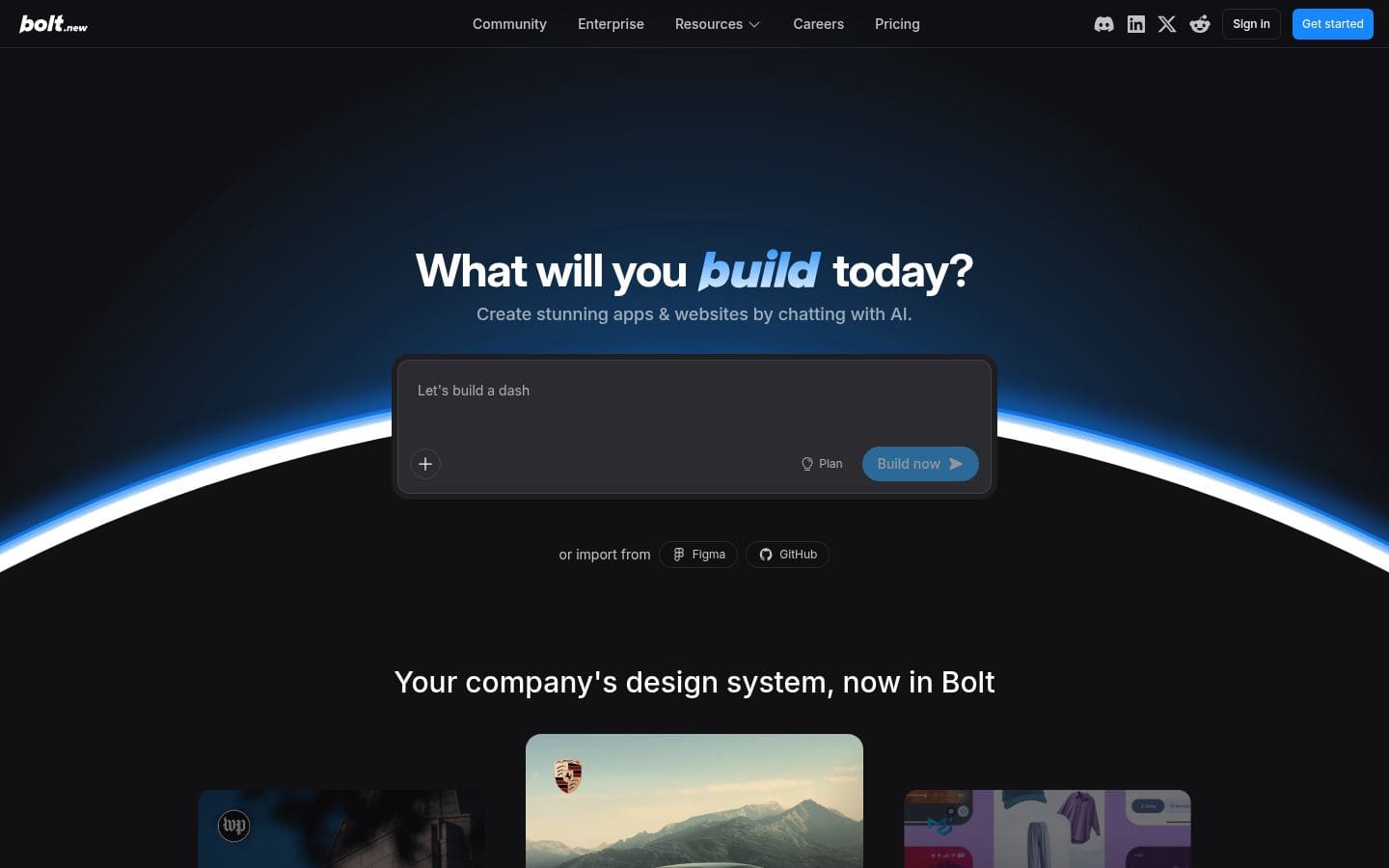 Bolt PC表示