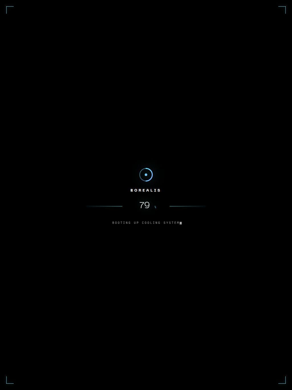 Borealis タブレット表示