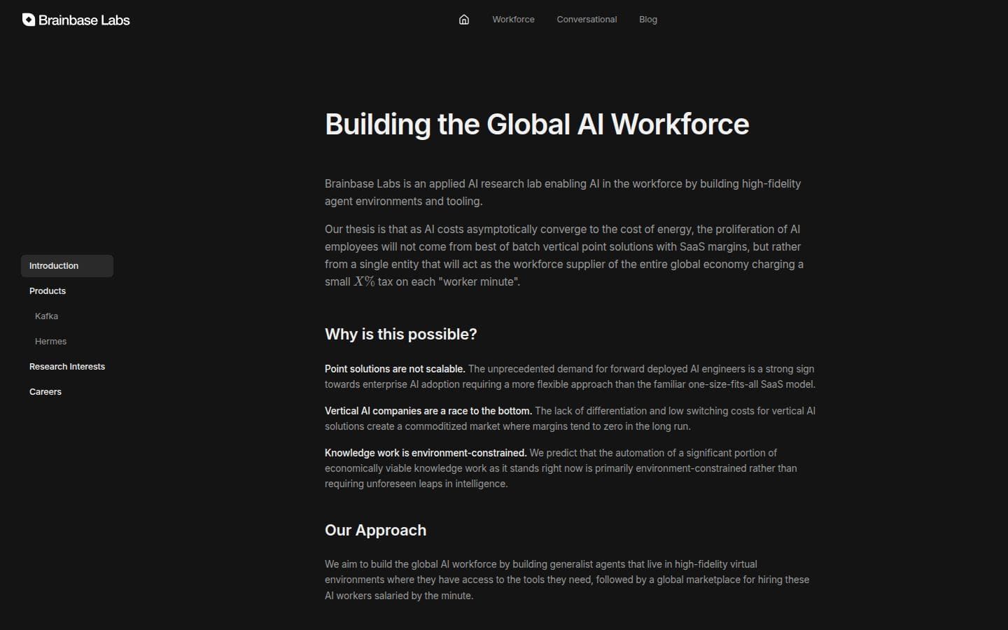 Brainbase Labs PC表示