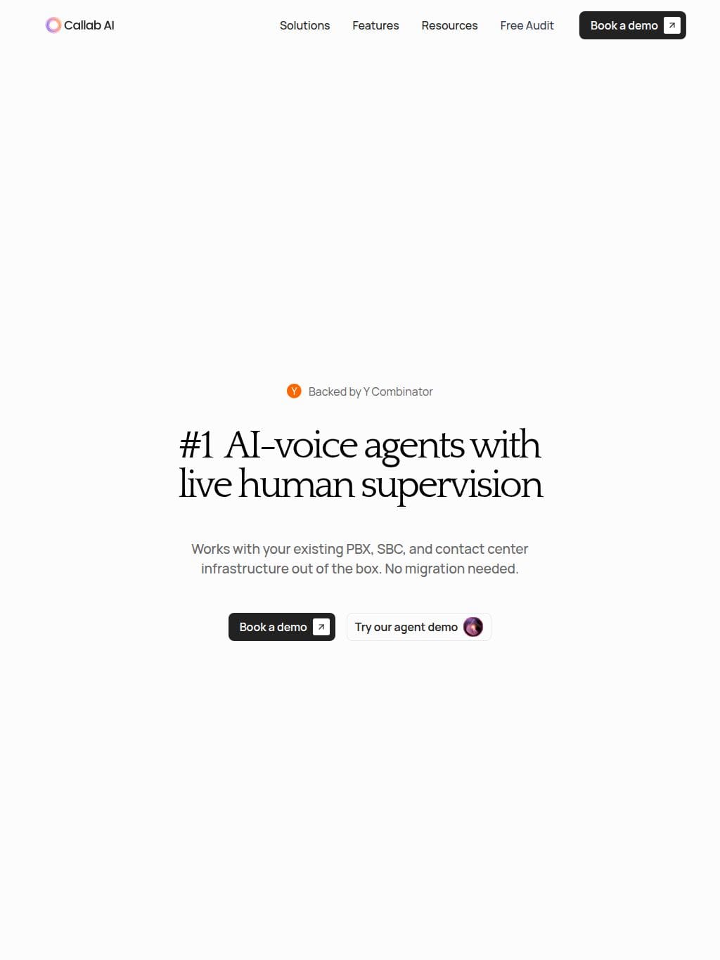 Callab AI タブレット表示