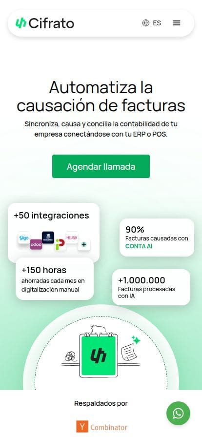 Cifrato スマホ表示