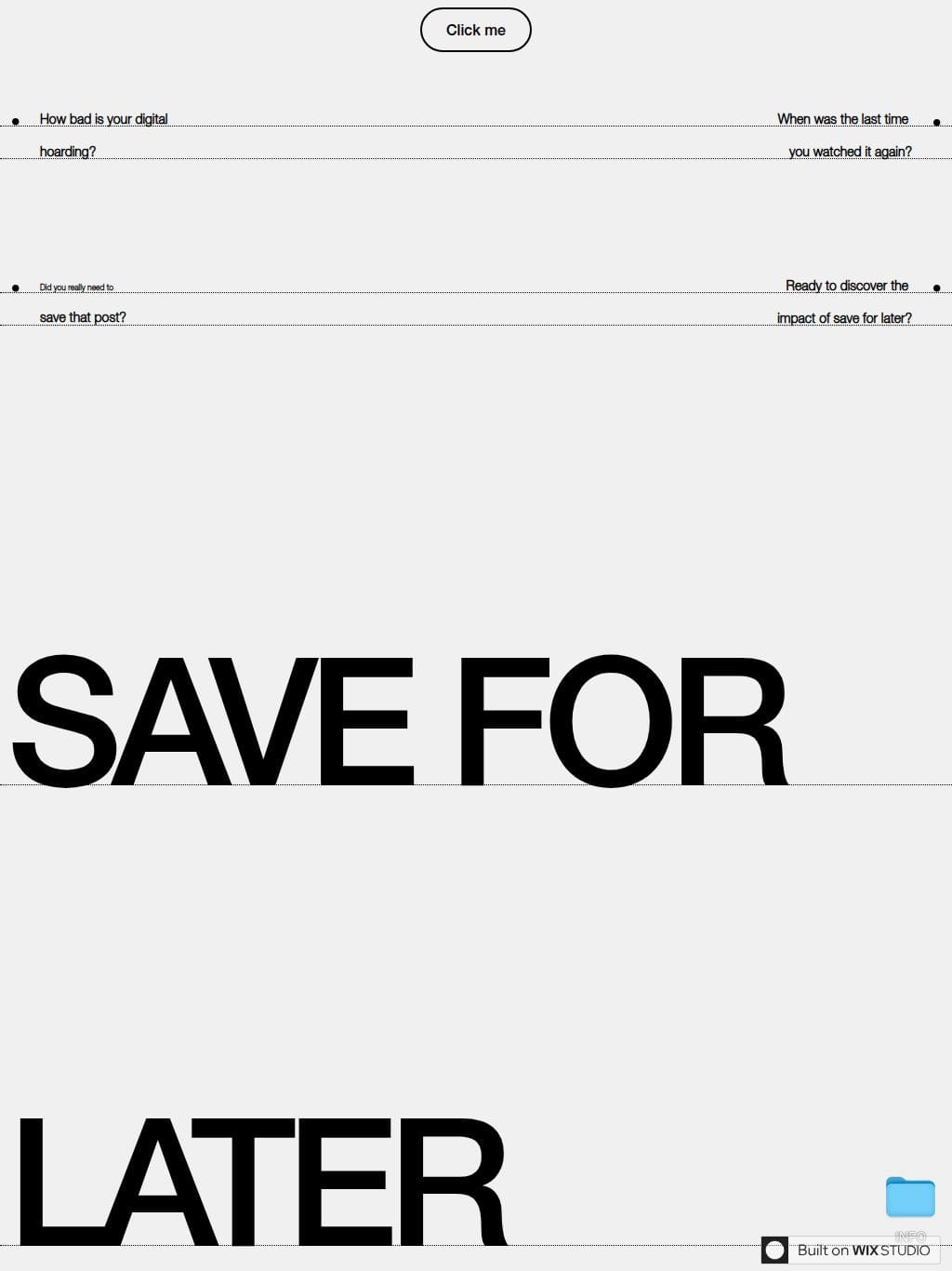 Save for later タブレット表示