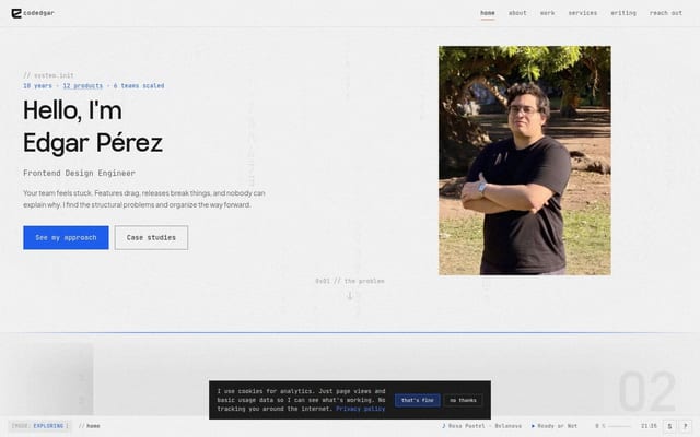 Edgar Pérez | Frontend Design Engineer