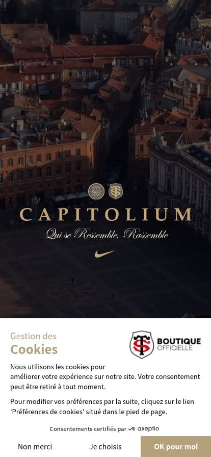 Capitolium | TéFéCé x Stade Toulousain スマホ表示