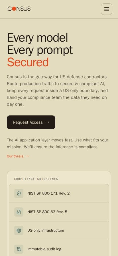 Consus スマホ表示