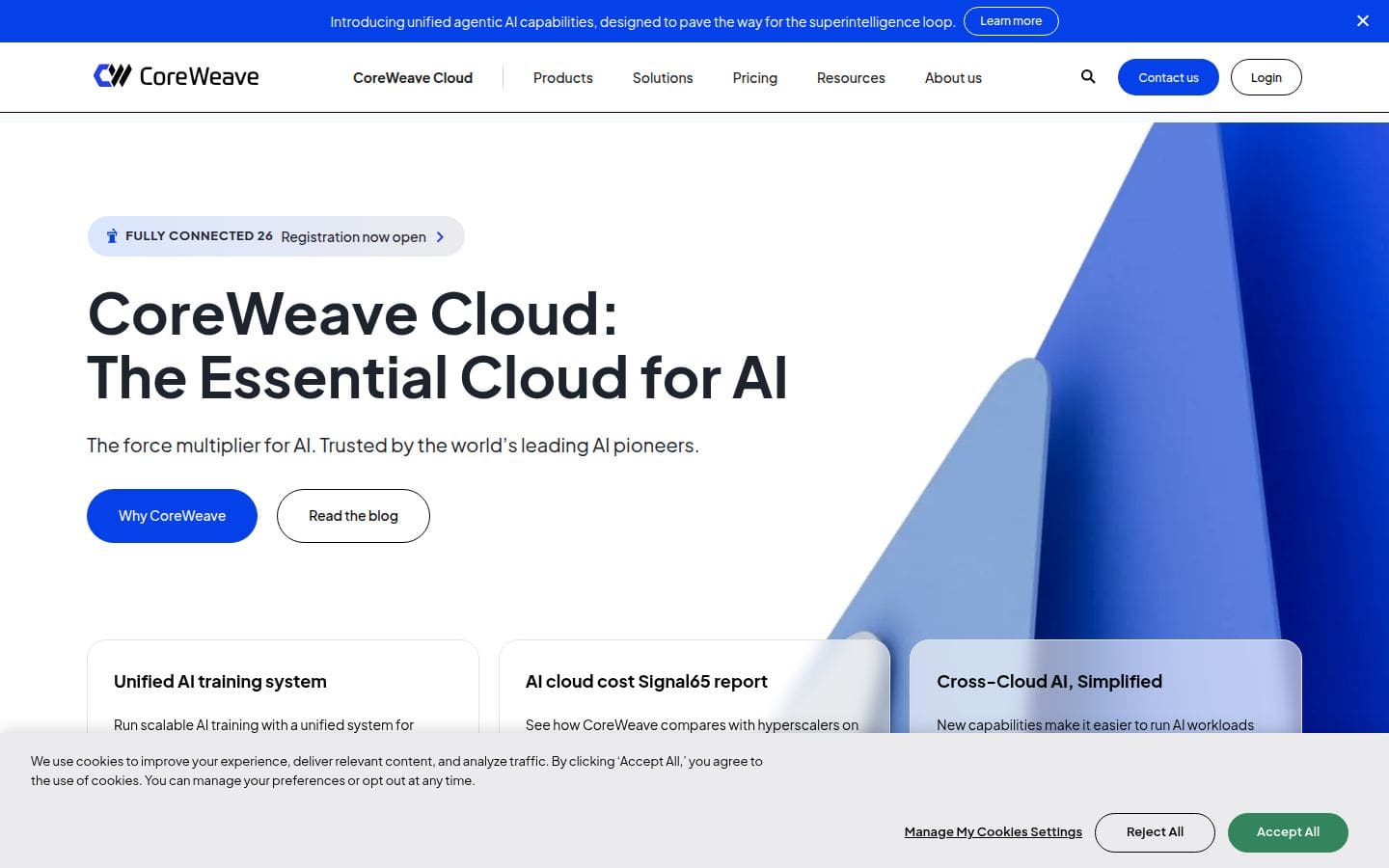 CoreWeave PC表示