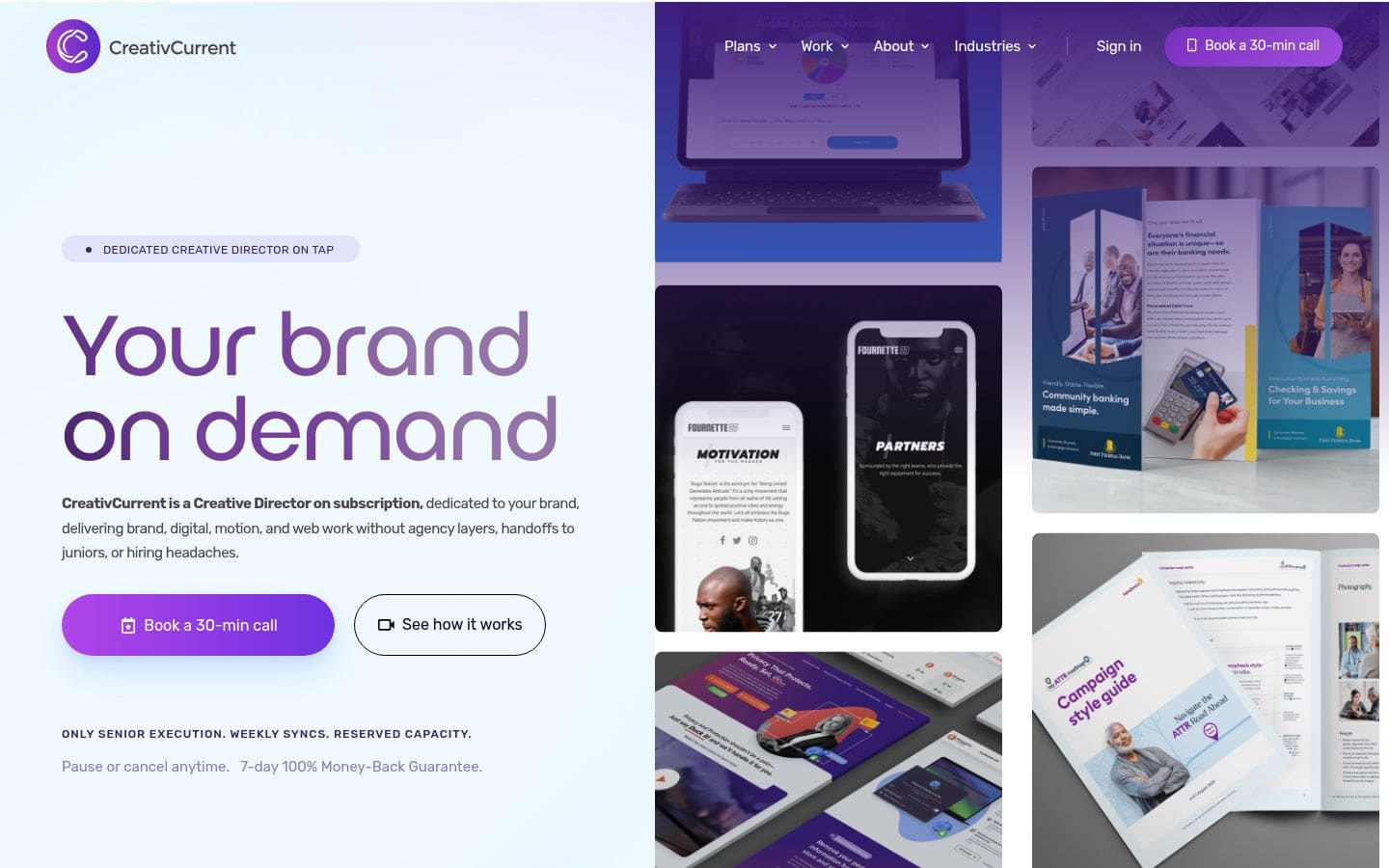 Creative Subscription Agency: Design & Video | CreativCurrent PC表示