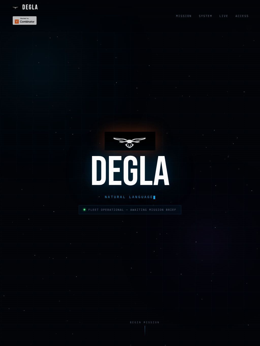 Degla Inc タブレット表示
