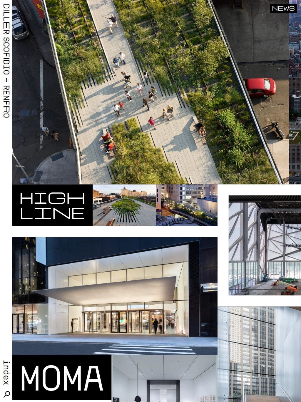 Diller Scofidio + Renfro タブレット表示