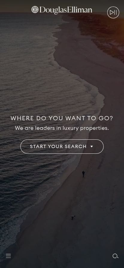 Douglas Elliman スマホ表示
