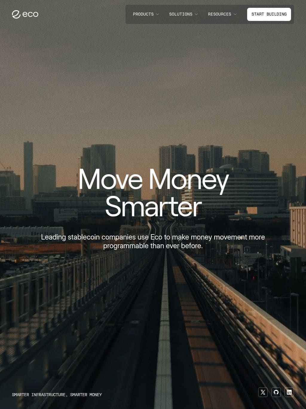 Eco: The Stablecoin Network That Makes Money Programmable タブレット表示