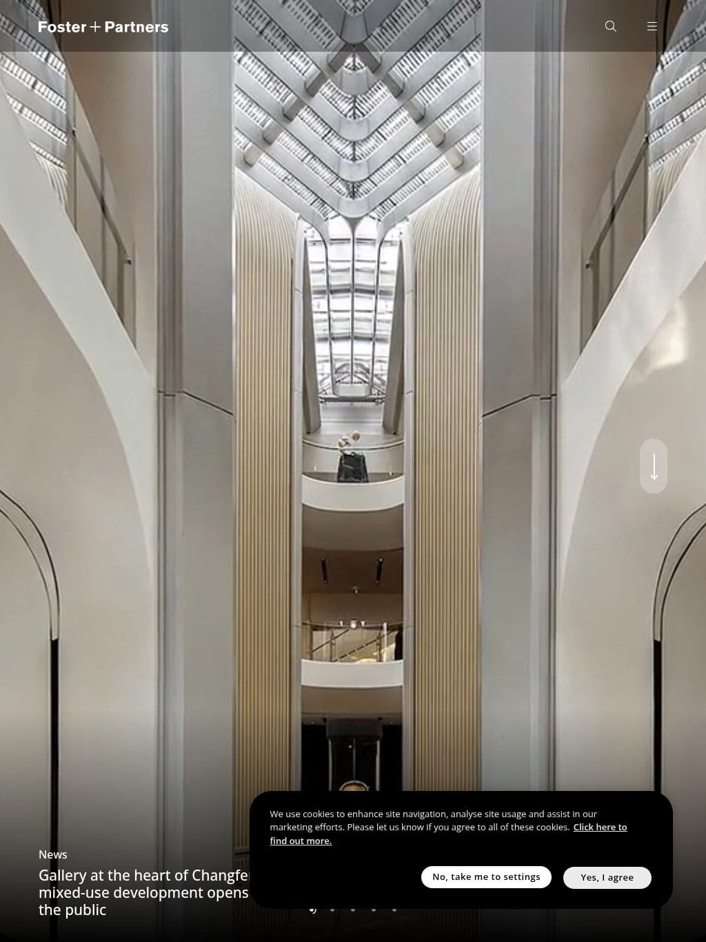 Foster + Partners タブレット表示