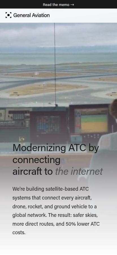 General Aviation スマホ表示
