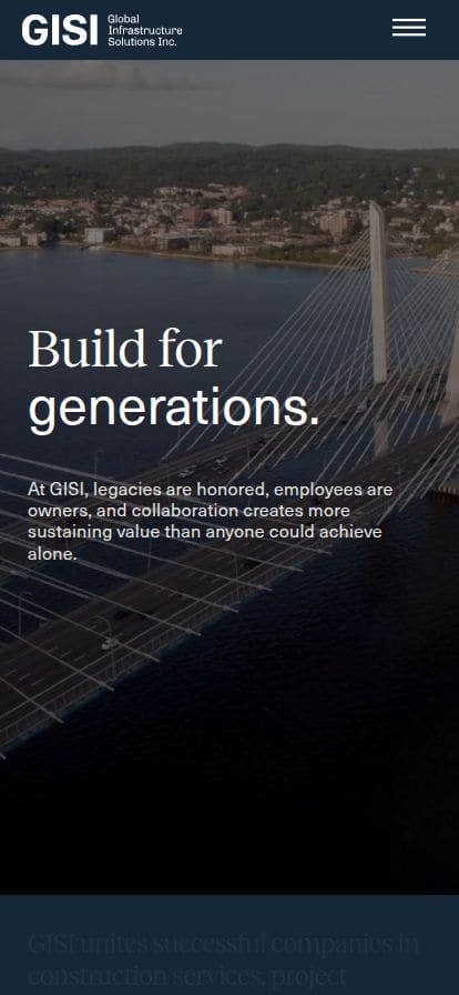 GISI - Global Infrastructure Solutions Inc. スマホ表示