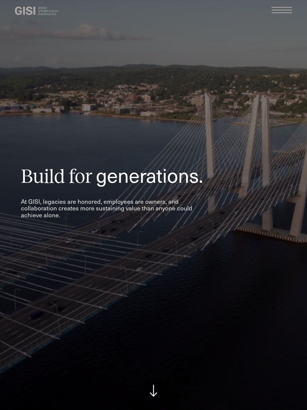 GISI - Global Infrastructure Solutions Inc. タブレット表示