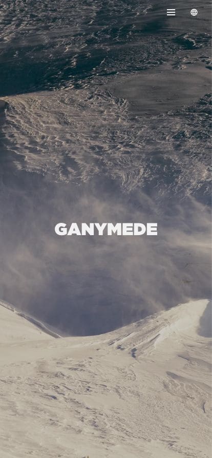 GANYMEDE株式会社 スマホ表示