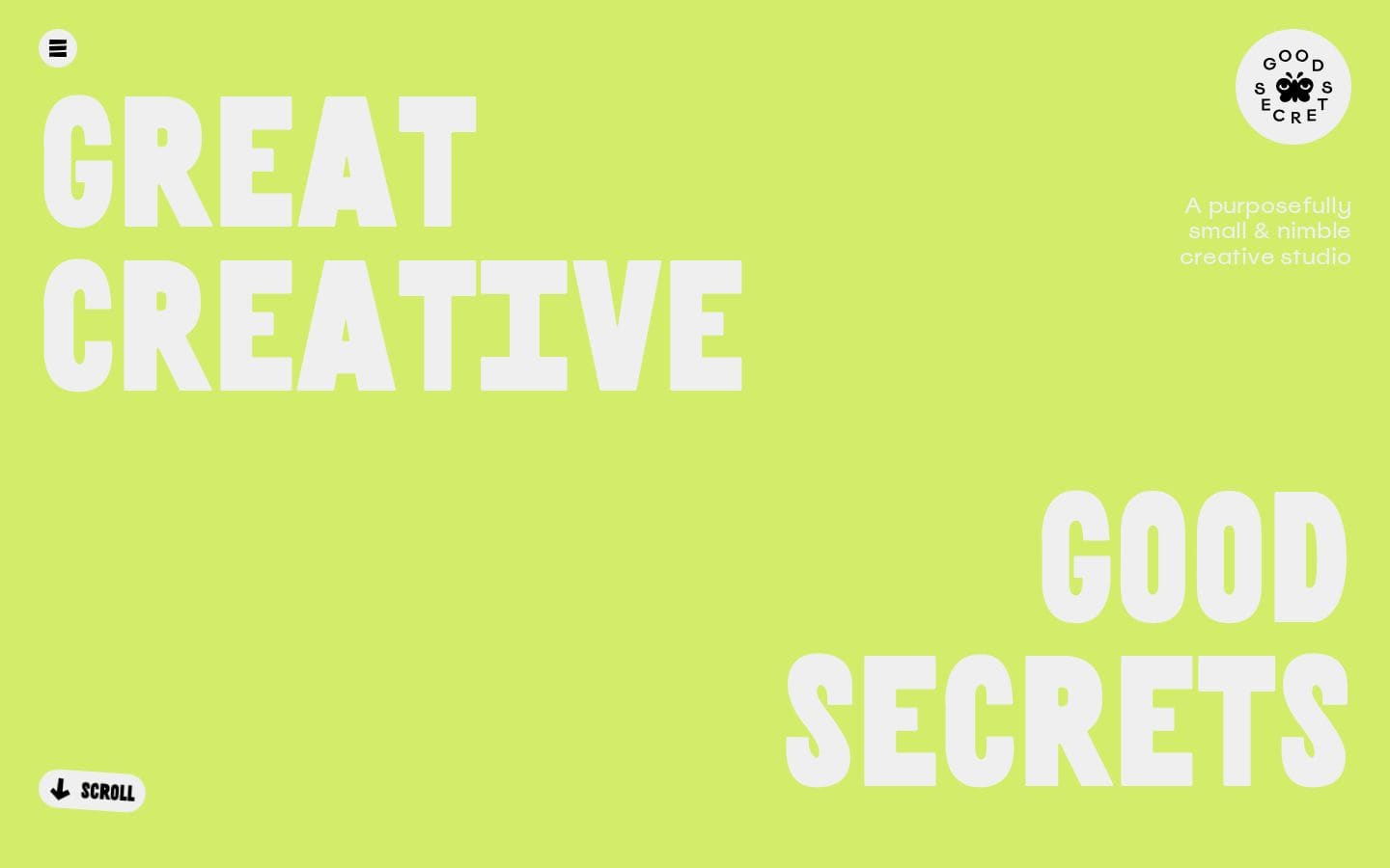 Good Secrets PC表示