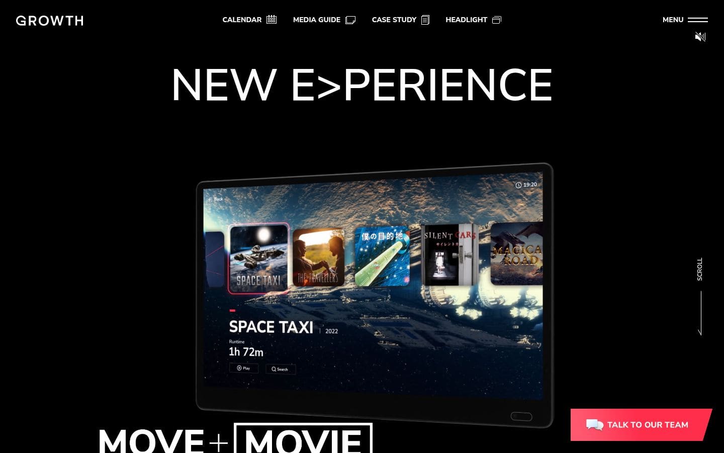 都内最大級のタクシーサイネージ・メディア PC表示