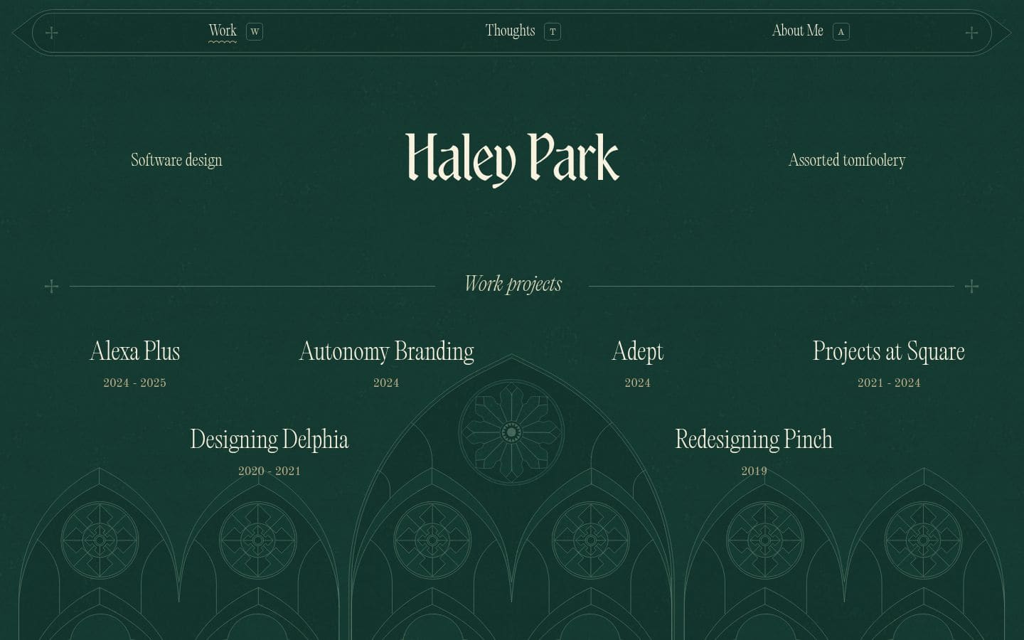 Haley Park PC表示