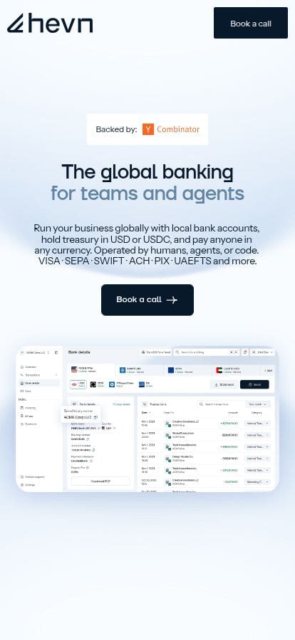 HEVN, inc スマホ表示