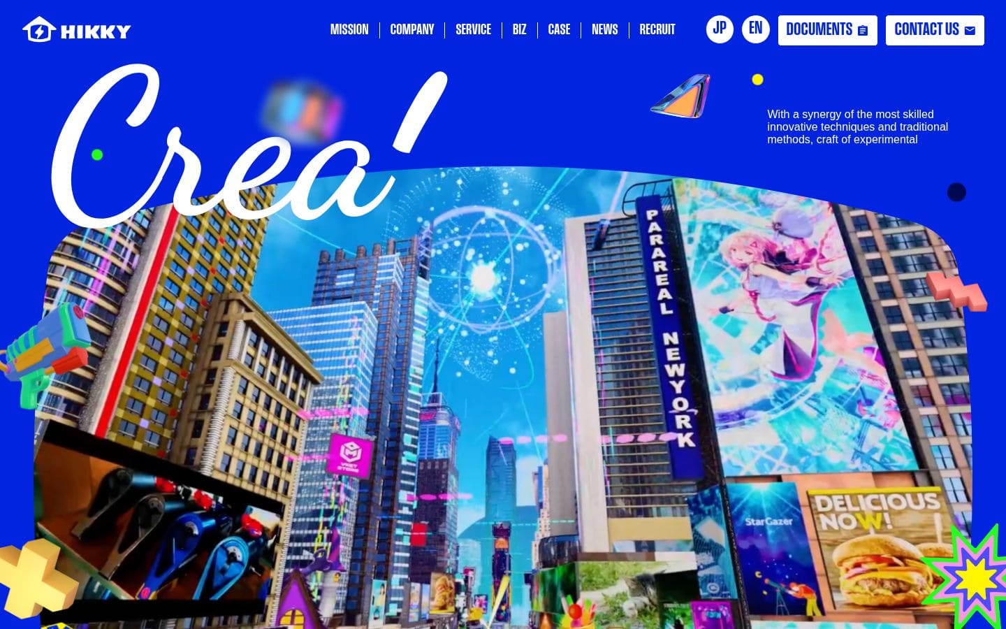 HIKKY‐世界最大のVRイベント『バーチャルマーケット』をはじめ、最先端のメタバース体験を提供する企業 PC表示