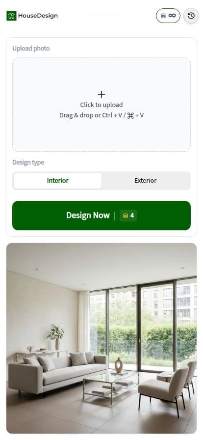 housedesign.ai スマホ表示