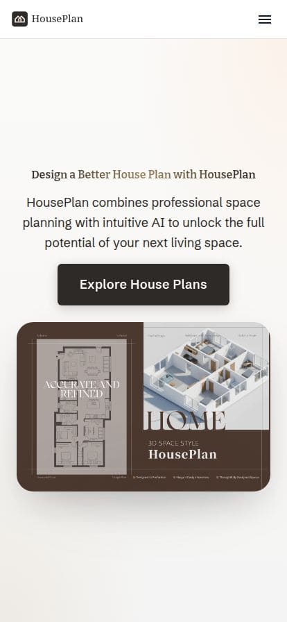 HousePlan スマホ表示