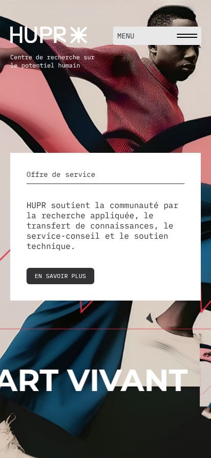 Hupr スマホ表示