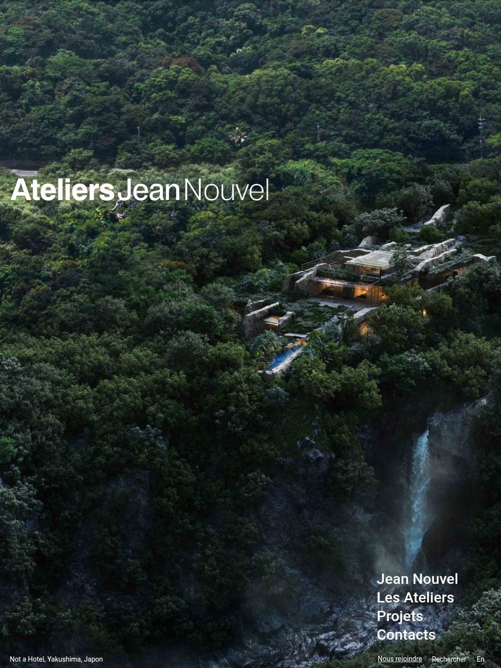 Ateliers Jean Nouvel タブレット表示