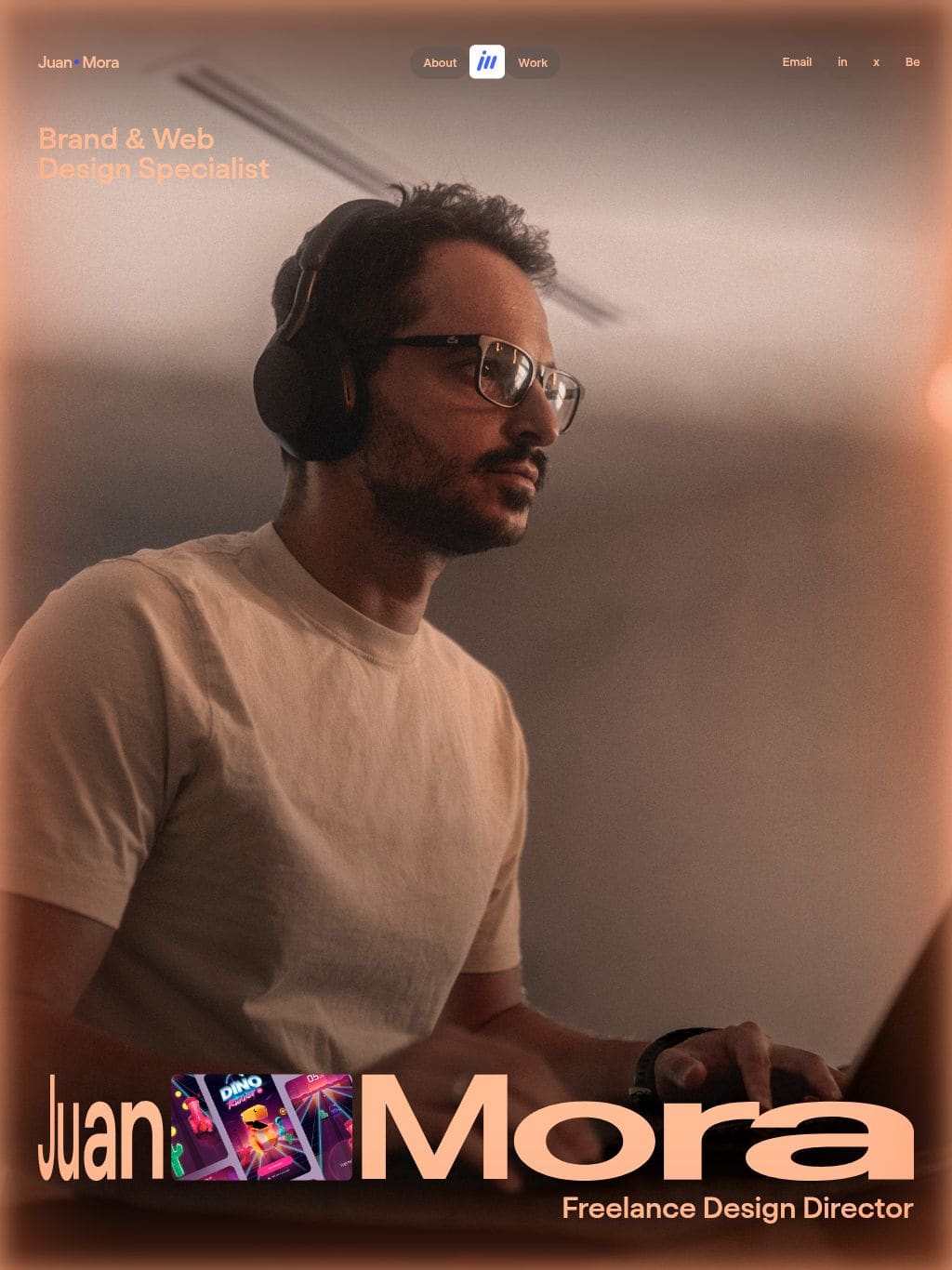 Juan Mora | Design Director - Web and Brand Design Specialist タブレット表示